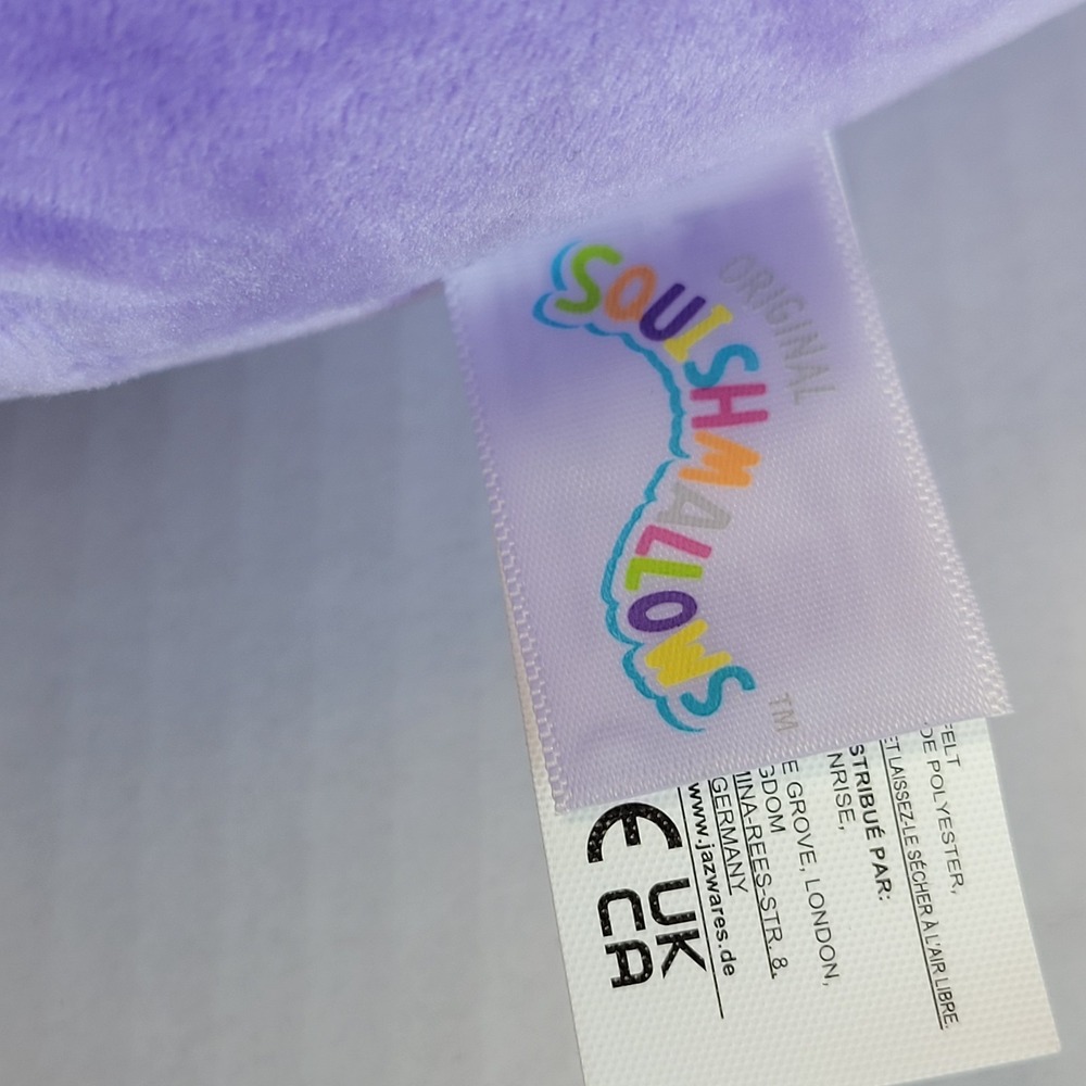 Squishmallows Joldy Purple Bat Plush 9" Halloween Kellytoy Jazwares NWT - Picture 3 of 9